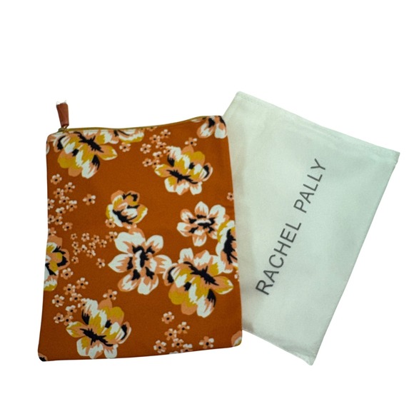 Rachel Pally Handbags - Rachel Pally Foldover Clutch Bag Women's One Size Orange Floral Vegan Leather